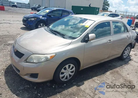 2010 Toyota Corolla Le z USA, uszkodzony, nr VIN 2T1BU4EEXAC374633